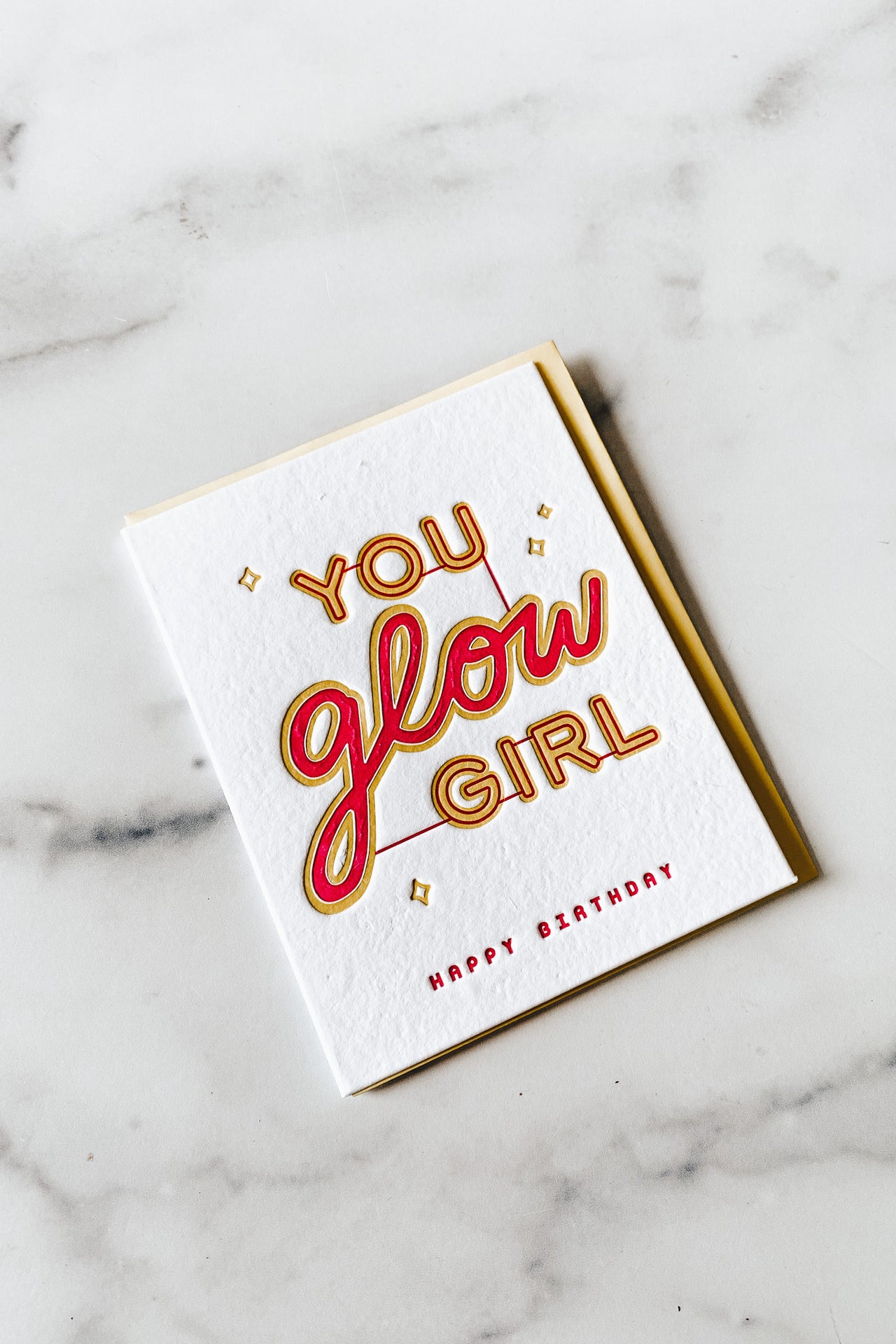 You Glow Girl Card