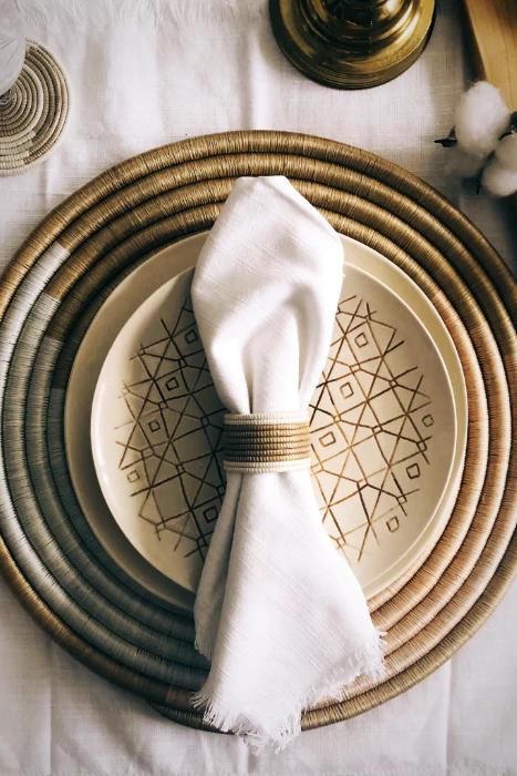 Dinner Time - Handwoven Napkin Rings