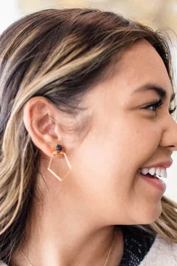 The Geometric Stud Earrings