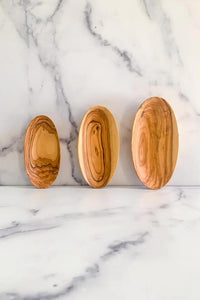 Thumbnail for Olive Wood Oval Dishes