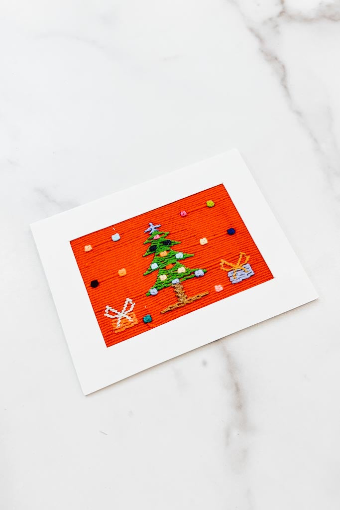 Christmas Handwoven Cards
