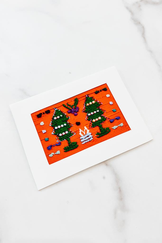 Christmas Handwoven Cards