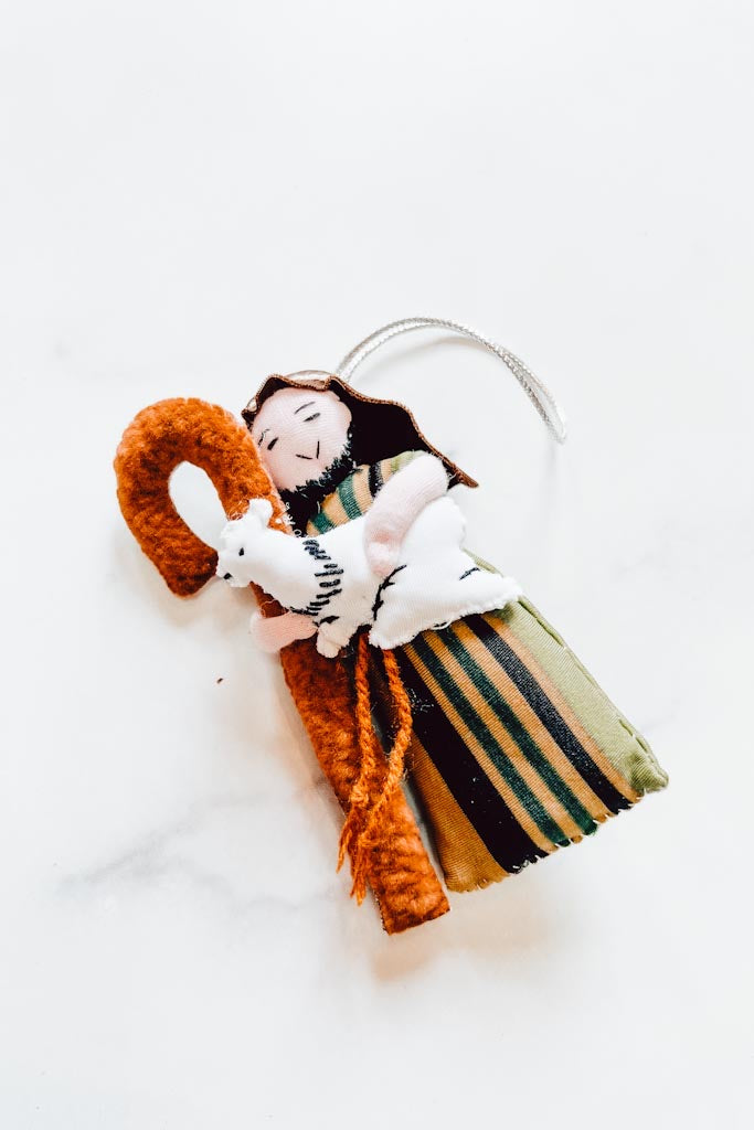 Handmade Shepherd Ornament