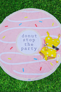 Thumbnail for Donut Stop the Party Roundie Towel