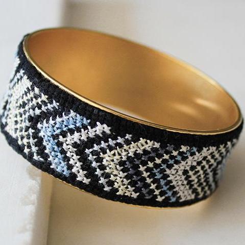 Gold-Plated Nussum Bangle