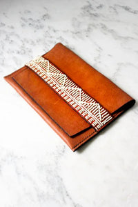 Thumbnail for Taino Beaded Leather Clutch