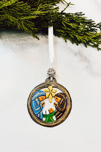 Thumbnail for Tiny Round Nativity Ornament