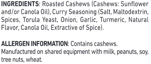 Thai Curry Cashews