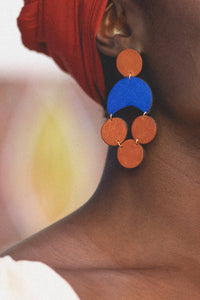 Thumbnail for Kavakia Leather Earrings