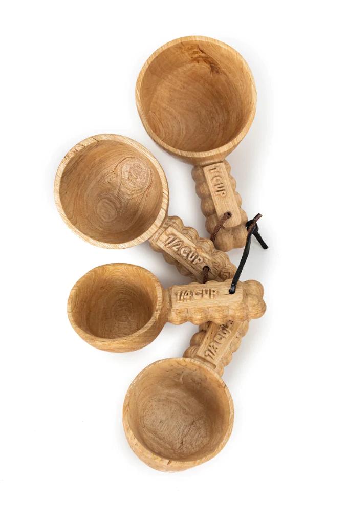 Lela Hand Carved Measuring Cups