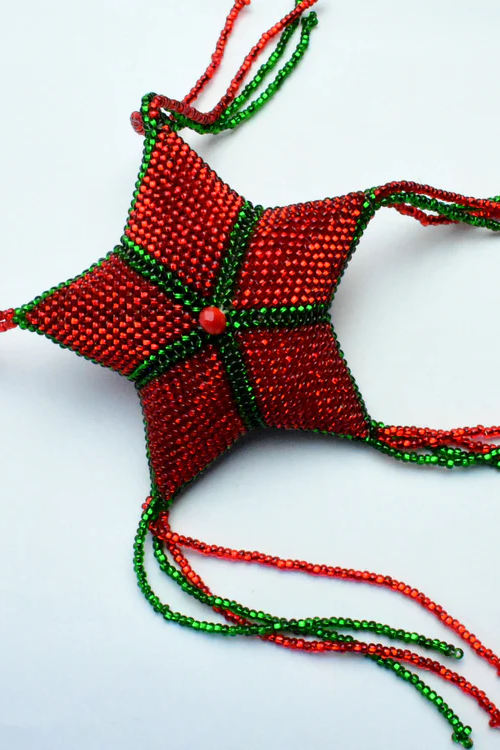 Piñata Stuffed Star Ornament
