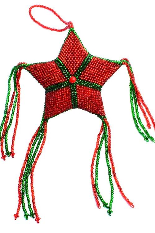 Piñata Stuffed Star Ornament