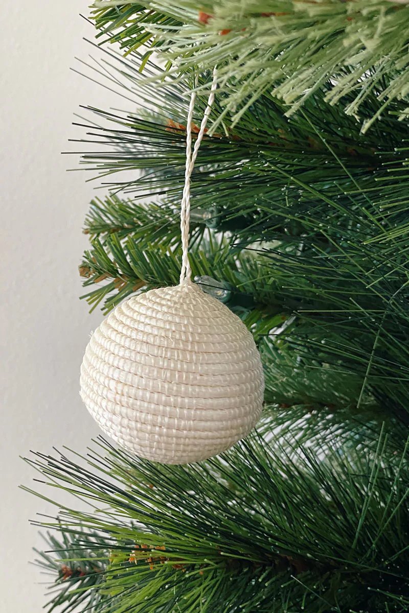Woven Ball Ornament