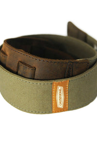 Thumbnail for Fairtrade Canvas Leather Guitar Strap
