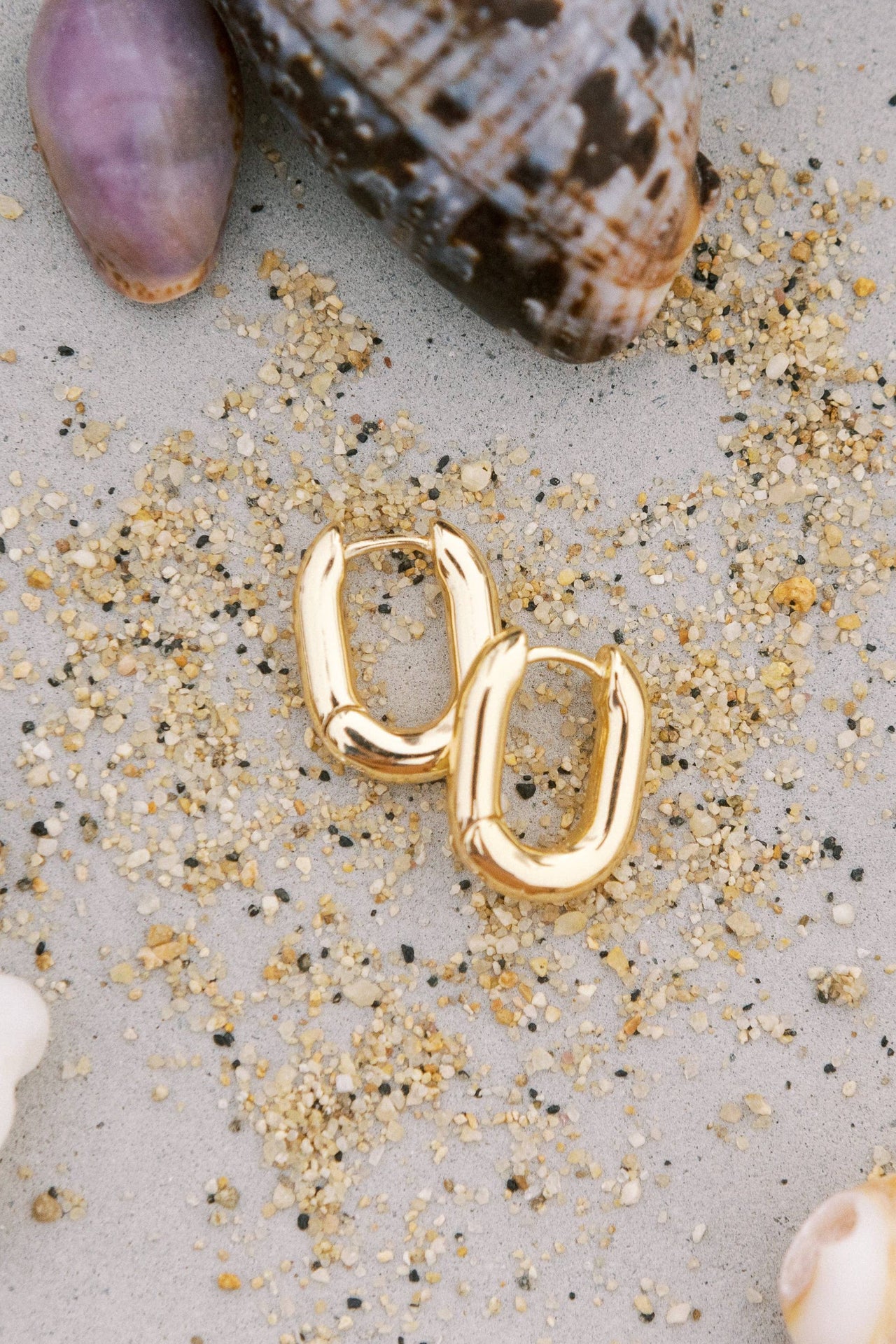 Gold Huggie Earrings