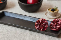Thumbnail for Earthenware Black Pottery Tray
