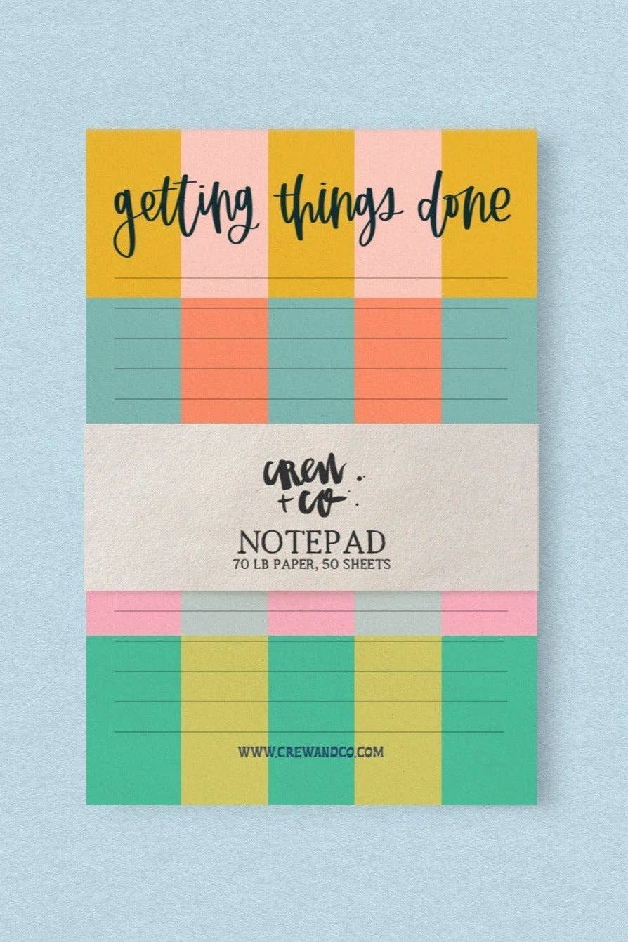 "Getting Things Done" Notepad