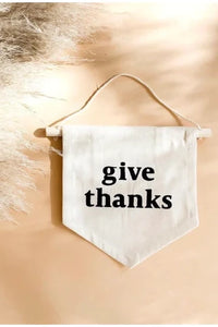 Thumbnail for Give Thanks Wall Hanging