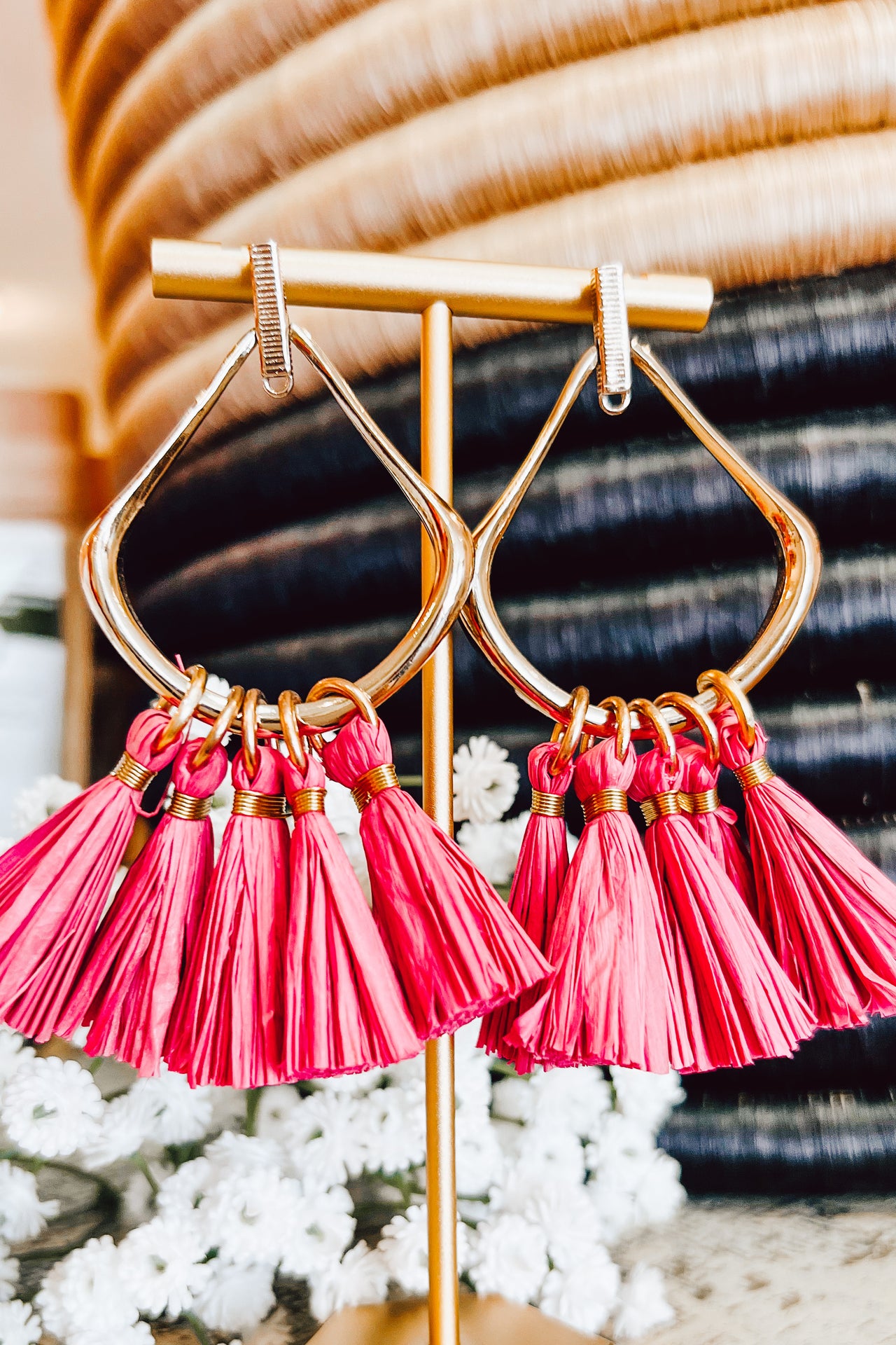 Pink Confetti Earrings