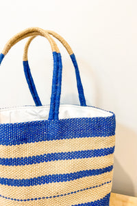 Thumbnail for Woven Cobalt Tote