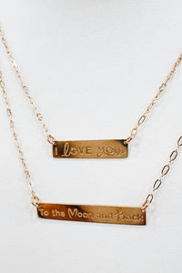 Thumbnail for I Love You To The Moon + Back Necklaces