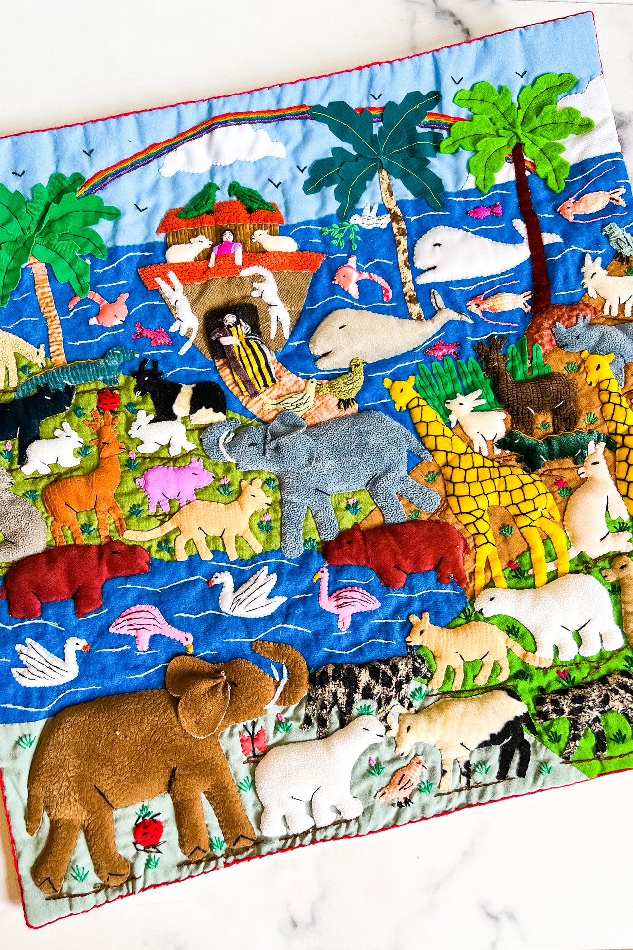 Noah's Ark Fabric Art