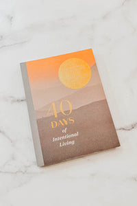 Thumbnail for 40 Days of Intentional Living Book