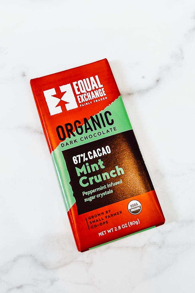 Organic Mint Crunch Chocolate Bar