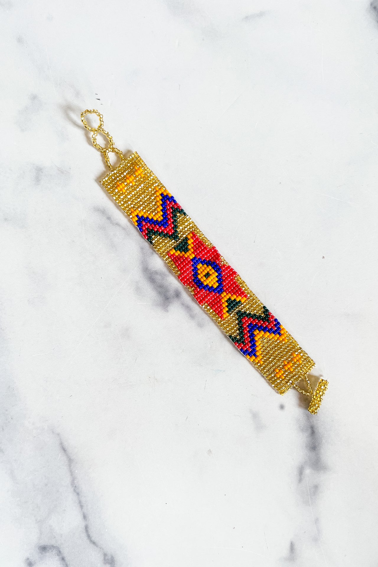 Golden Aztec Bracelet