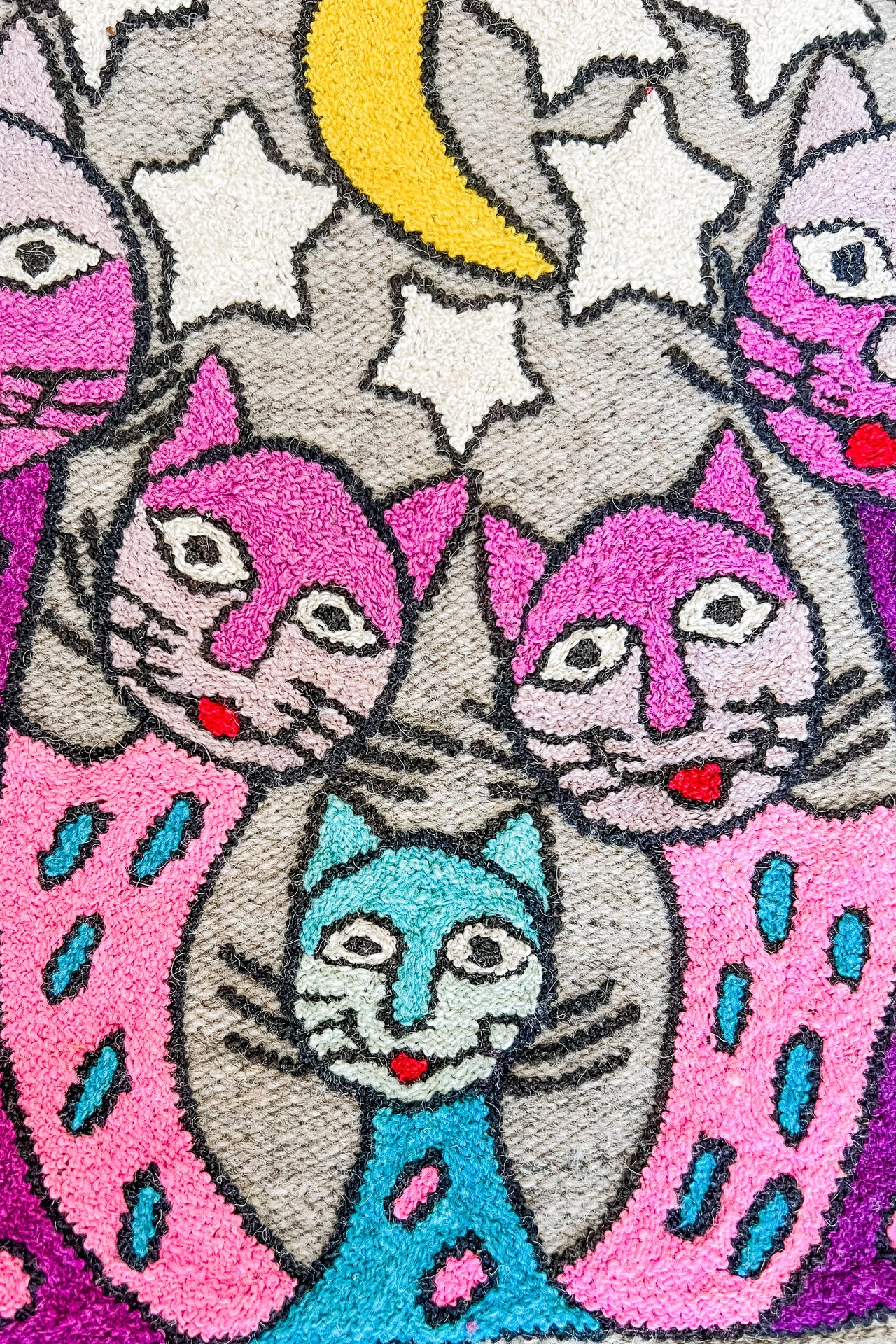 Picasso Style Cats Pillow Cover