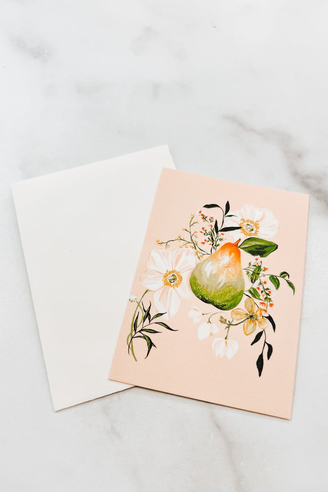Pear Orchard Mini Flat Card