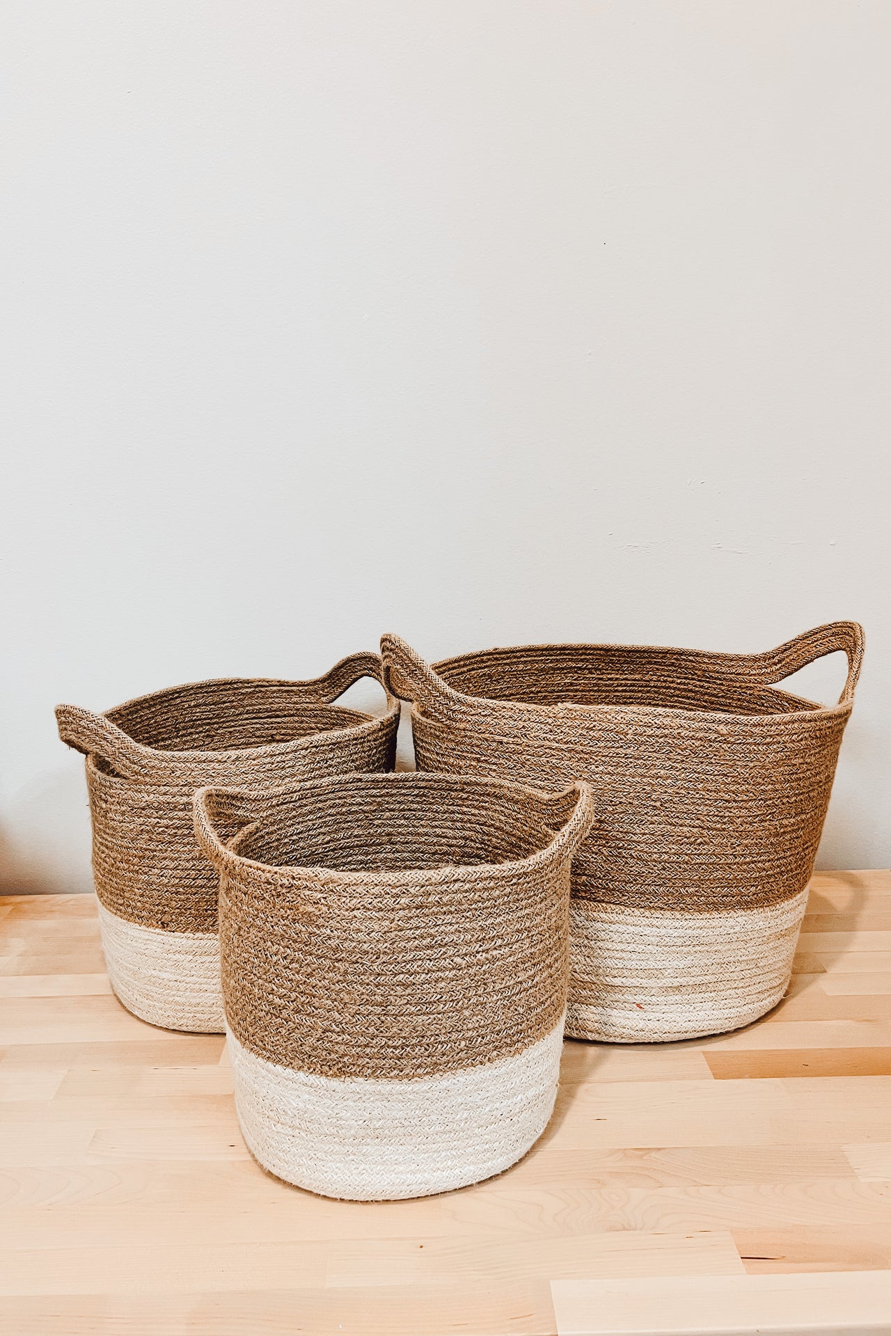 Nesting small basket , Jewelry holding baskets, Organizing Basket