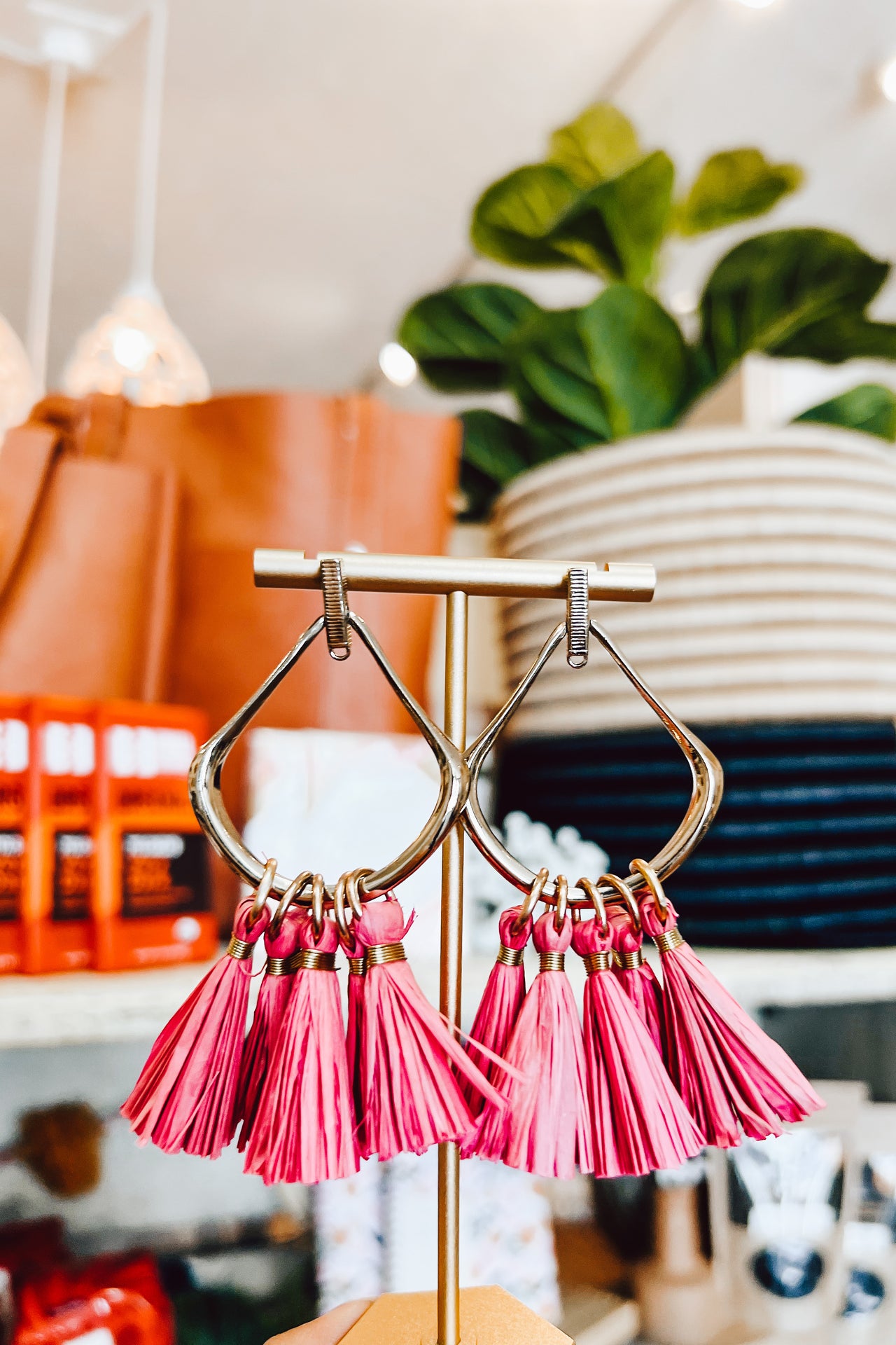 Pink Confetti Earrings