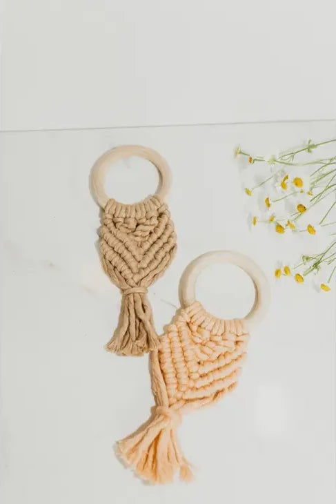 Macrame 2024 baby teether