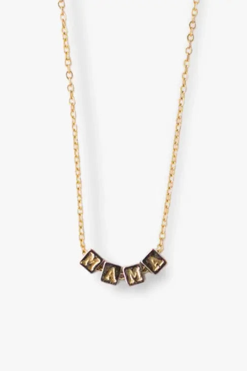The Mama Block Necklace