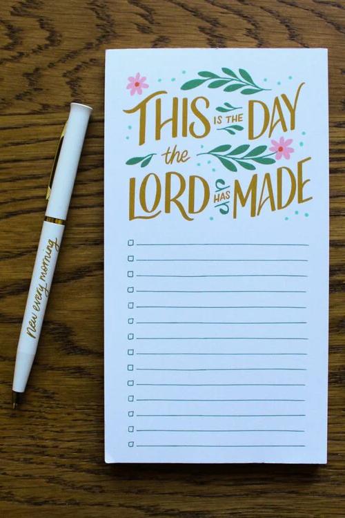This Is The Day Notepad