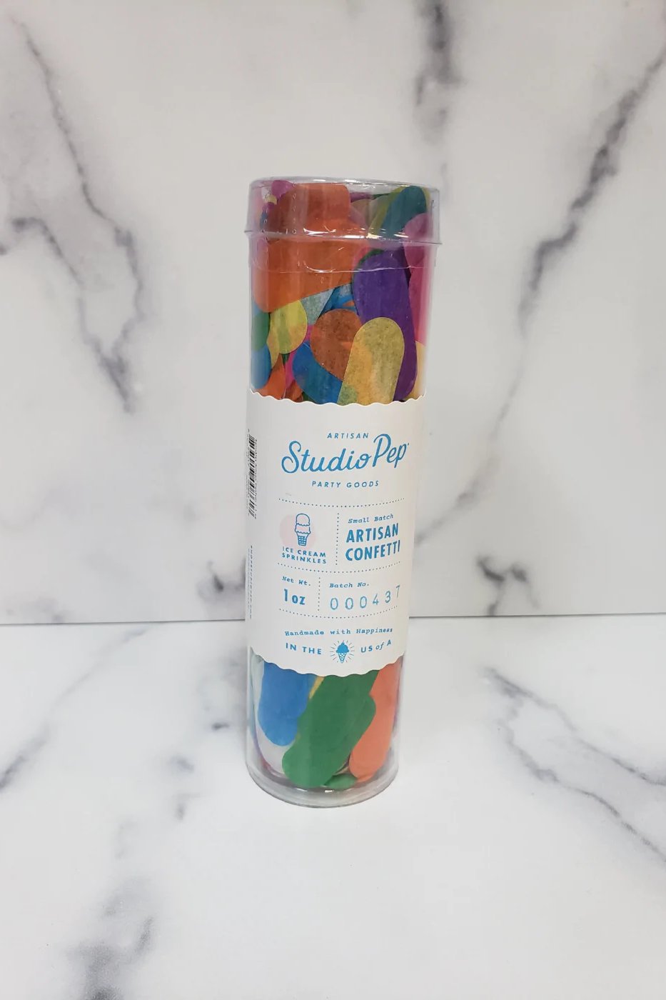 Ice Cream Sprinkles Confetti Tube