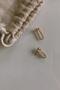 Thumbnail for Curb Chain Earrings